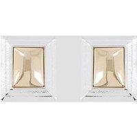 The Very Collection Mixed Metal Square Earrings