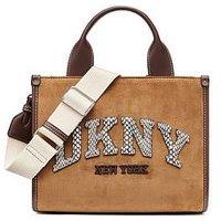 Dkny Hadlee Logo Small Tote Bag - Brown
