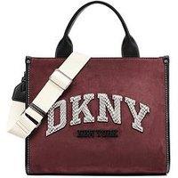 Dkny Hadlee Logo Medium Tote Bag - Red