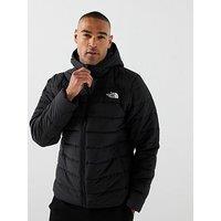 The North Face Mens Aconcagua Hooded Quilted Full Zip Jacket - Black