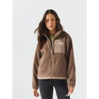 The North Face Womens Insulating Full Zip High Collar Fleece Jacket - Brown
