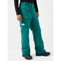 The North Face Mens Ski Freedom Insulated Stretch Salopettes - Green