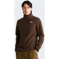 The North Face Mens Glacier Quarter Zip Fleece Jumper - Brown