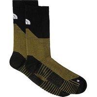The North Face Hiking Crew Socks - Cedar / Tnf Black