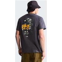 The North Face Unisex Gear Up Get Out Graphic T-Shirt - Anthracite Grey