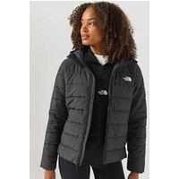 The North Face Womens Aconcagua Hooded Insulated Full Zip Jacket - Black