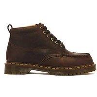 Dr Martens Lowell Chukka 6 Eye Leather Boots - Dark Brown