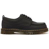 Dr Martens Lowell 4 Eye Crazy Horse Leather Moc Toe - Black