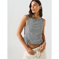 Free People Sunfaded Top - Black