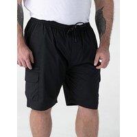 D555 Full Elastic Waist Stretch Shorts With Leg And Back Zipper Pocket