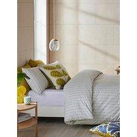 Orla Kiely Tiny Stem Pillowcase Pair- 50Cm X 75Cm- Cool Grey