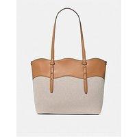 Kate Spade New York Do It All Wavy Canvas Large Tote - Beige