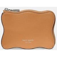 Kate Spade New York Wavy Mini Zip Card Case - Brown