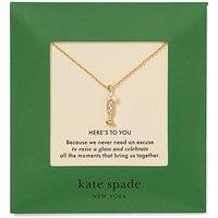 Kate Spade New York Gifting Heres To You Pendant Necklace - Gold