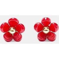 Kate Spade New York Summer Daze Flower Studs - Red