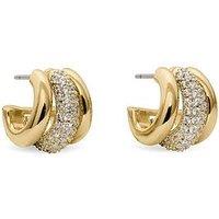 Kate Spade New York Tiny Twinkles Pave Trio Huggies - Gold