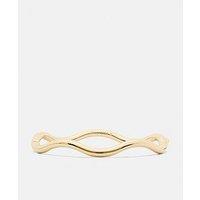 Kate Spade New York Womens Wave Slim Gold Tone Bangle - Gold
