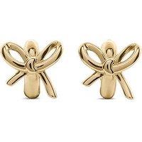 Kate Spade New York Girlie Pearlie Bow Huggies - Gold