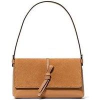 Kate Spade New York Loop Suede Small Shoulder Bag - Brown