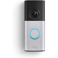 Ring Wired Video Doorbell Plus (2Nd Gen) - Wired With Retinal 2K And Head-To-Toe View - Nickel Silver (Newest Gen)