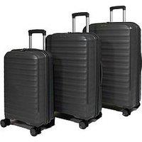 Rock Luggage Oslo Charcoal 3Pc Set