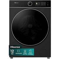 Hisense Kitchenfit 5I Series Wf5I1245Bbr Wifi-Enabled 12Kg, 1400 Spin Washing Machine - Black - A Rated