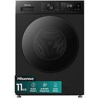 Hisense 1I Series Wf1I1142Bbl2 11Kg, 1400 Spin Washing Machine - Black - A Rated