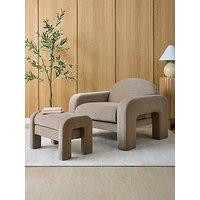 The Very Collection Chard Accent Chair With Footstool