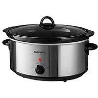 Daewoo 6.5L Slow Cooker - Stainless Steel