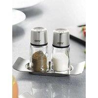 Gefu Gefu Brunch Salt & Pepper Shaker Set With Stainless Steel Tray