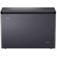 Haier Hce300Nfek Total No Frost Chest Freezer, Dark Inox, E Rated, 294L Capacity