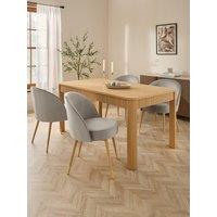 The Very Collection Carina 160Cm - 200Cm Extending Dining Table With 4 Carina Chairs - Fsc Certified
