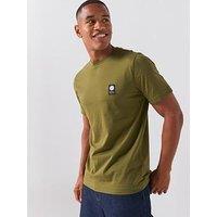 Pretty Green Sinclair Small Logo T-Shirt - Khaki