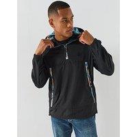 Pretty Green Sundown Smock Jacket - Black