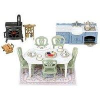 Sylvanian Families Red Roof Riverside Manor Elegant Dining Room