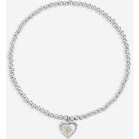 Inicio Sterling Silver Plated Mother Of Pearl Celestial Bracelet - Gift Pouch