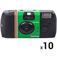 Fujifilm Quicksnap Single Use Camera 27 Shots Iso400 35Mm Colour Film - Pack Of 10
