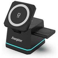 Energizer Wcp307 15W 3-In-1 Qi Wireless Stand White
