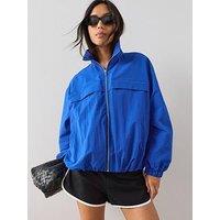 The Very Collection Technical Bubble Hem Jacket - Blue