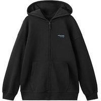 Mango Boys Essential Zip Through Hoody - Black