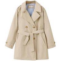 Mango Girls Double Breasted Trench Coat - Beige