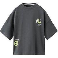 Mango Boys Coast Vibes T-Shirt - Dark Grey