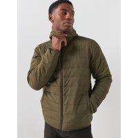 Regatta Mens Helfa Warmloft Insulated Water-Repellent Hooded Jacket - Dark Khaki