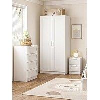 The Very Collection Taryn Kids Bedroom Package - Bedside, 4 Drawer Chest, Wardrobe