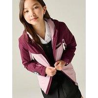 Regatta Kids Beamz Waterproof Insulated Jacket - Fig/Powder Lilac.