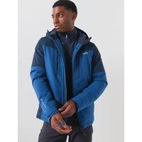 Regatta Mens Highton Stretch Padded Waterproof Insulated Jacket - Blue
