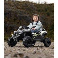 Xootz Kawasaki Krx Electric Ride-On Buggy - Grey With Remote Control