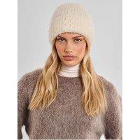 Katie Loxton Logo Applique Hat - Off White