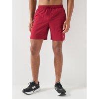 New Balance Mens Running Essential Nb Dry 7 Inch Drawcord Shorts - Red