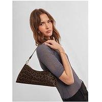 Katie Loxton Miley Small Shoulder Bag - Chocolate Leopard